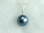 Bridesmaid Pearls - Utopia Blue Shell Pearl Pendant 14mm Bridesmaid Pearls - Utopia Blue Shell Pearl Pendant 14mm