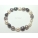Enchanting Gun-Metal Grey White Baroque Pearl Bracelet