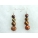 Ardent Chocolate Brown Baroque Pearl Earrings 6-8mm