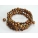 Ardent Chocolate Brown Baroque Pearl Bracelet 6-8mm
