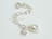 White Pearl & Sterling Silver Extension Chain