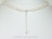 White Pearl & Sterling Silver Extension Chain