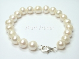 Classic White Roundish Pearl Bracelet 8-8.5mm