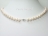 Classic White Roundish Pearl Necklace 8-8.5mm