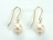 9ct Gold Freshwater White Pearl Drop Earrings 8-9mm