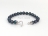 Classic Peacock Black Near Round Pearl Bracelet 8-8.5mm