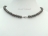 Classic Gun-Metal Grey Black Roundish Pearl Necklace 7-8mm