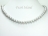 Classic Silver Grey Freshwater Pearl Necklace with Magnetic Clasp 