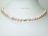 Harmony Lavender Peach White Roundish Pearl Necklace_7-8mm