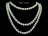 64 Inch Countessa White Circle Pearl Long Rope Necklace 9-10mm