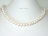 Countessa White Freshwater Circle Pearl Necklace 9-10mm