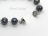 Countessa Gun-metal Grey Black Circlet Pearl Link Necklace with Magnetic Clasp