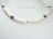 Countessa Black White Circle Pearl Necklace 9-10mm