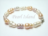 Countessa Lavender PW Baroque Pearl Bracelet 7x9mm