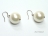 Utopia Ivory Shell Pearl Earrings 14mm