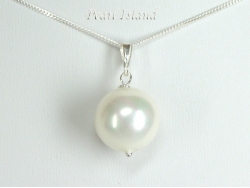 Bridal Pearls - Utopia White Shell Pearl Pendant 14mm
