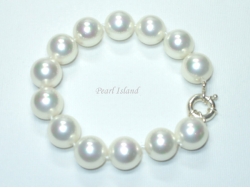 Bridal Pearls - Utopia White Shell Pearl Bracelet