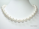 Utopia White Shell Pearl Necklace 14mm