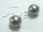 Utopia Silver Grey Shell Pearl Earrings