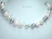 Utopia Pink Grey White Shell Pearl Necklace