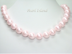 Utopia Pink Shell Pearl Necklace