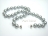 Utopia Silver Grey Shell Pearl Necklace with Magnetic Clasp