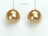 Utopia Golden Shell Pearl Earrings