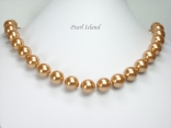 Utopia Golden Shell Pearl Necklace