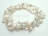 Princess 2-Row White Keshi Pearl Bracelet 10-12mm