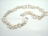 Princess 2-Row White Keshi Pearl Necklace 10-12mm