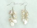 Princess Ivory Keshi Pearl Earrings 8-9mm