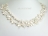 Princess 2-Row Ivory Keshi Pearl Necklace 5-9mm