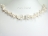 Princess 2-Row Ivory Keshi Pearl Necklace 5-9mm