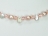 Princess Peach Oval & Keshi Pearl Crystal Necklace with Toggle Clasp