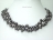 Stylish 2 Strand Gun-Metal Grey Oval Pearl Necklace