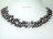 Stylish 2 Strand Gun-Metal Grey Oval Pearl Necklace