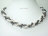 Stylish 2-Row Black & White Oval Pearl Necklace 5x7mm