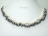 Stylish 2-Row Black & White Oval Pearl Necklace 5x7mm