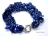 Chic 5-Row Baroque & 1-Row Blister Pearl Blue Bracelet