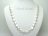 36 Inch Art Deco White Coin Pearl Necklace 13-14mm