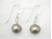 Enchanting Grey Baroque Pearl Earrings