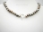 Enchanting Grey Baroque Pearl Necklace with Toggle Clasp