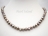 Enchanting Grey Baroque Pearl Necklace with Toggle Clasp