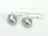 Large Silver Grey Baroque Pearl Earrings