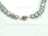 Large Silver Grey Baroque Pearl Necklace