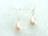 Quality White Baroque Pearl Earrings 10-10.5mm