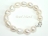 Large AA White Baroque Pearl Bracelet