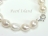 Large AA White Baroque Pearl Necklace