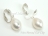 Large White Baroque Pearl Clip on Earrings 12-13mm