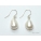 Enchanting White Baroque Pearl Earrings
